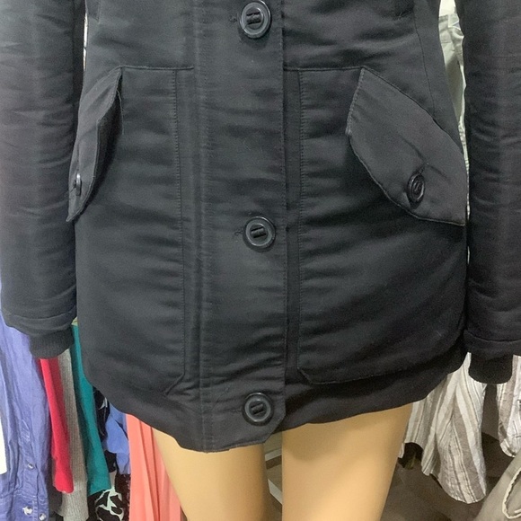 Bluenotes Black Chunky Winter Jacket XS - Picture 4 of 7